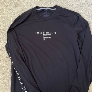 adidas three stripe life long sleeve